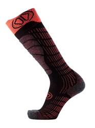 Ski socks Sidas Ski Comfort Black/Orange - 2024/25