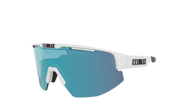 Sunglasses BLIZ Matrix Nano Photochromic Matt White/Brown Blue