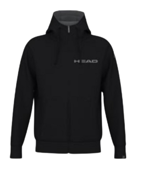 Bluse HEAD Hoodie FZ Black - 2024/25