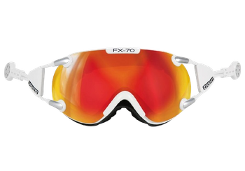 Brille Casco FX70 Carbonic White Orange Mirror - 2024/25