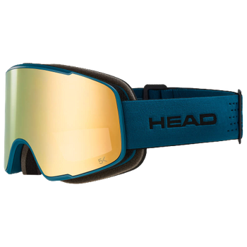 Brille HEAD Horizon 2.0 5K Gold Petrol + ersatzlinse - 2024/25