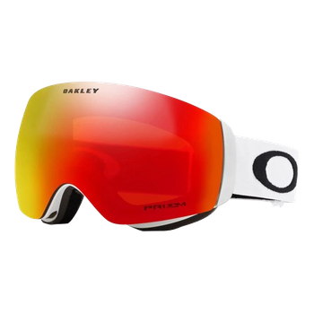 Brille Oakley Flight Deck M Matte White Prizm Snow Torch Iridium - 2024/25