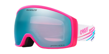 Brille Oakley Flight Tracker M White Bolt Prizm Snow Sapphire Iridium - 2024/25