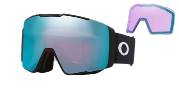 Brille Oakley Line Miner Pro L Matte Black Prizm Sapphire + ersatzlinse Prizm Iced - 2024/25