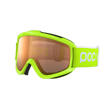 Brille POC Pocito Iris Fluorescent Green/Orange - 2023/24