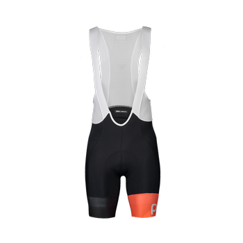 Fahrradhosen POC Essential Road VPDS BIB Shorts Uranium Black/Hydrogen White - 2024