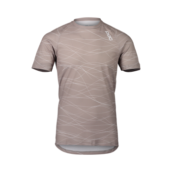 Fahrradtrikot POC MTB Pure Tee Lines Moonstone Grey - 2021