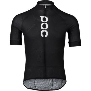 Fahrradtrikot POC M's Essential Road Logo Jersey  Uranium Black/Hydrogen White - 2024