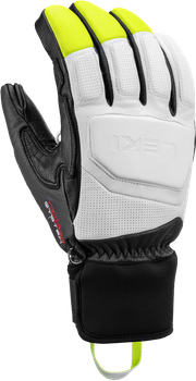 Handschuhe LEKI Griffin Prime 3D White/Neon - 2024/25