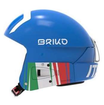 Helm BRIKO Vulcano FIS 6.8 Shiny Science Blue/White/Science Blue - 2022/23