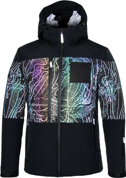 Skijacke ENERGIAPURA Flaine Jacket Black/Reflex Path - 2022/23