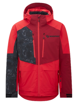 Skijacke Ziener Trivor Junior Padded Red Black Foggy - 2024/25