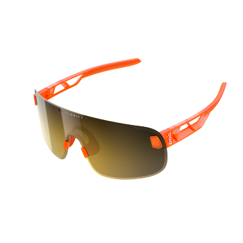 Sonnenbrille POC Elicit Fluorescent Orange Translucent - 2024/25