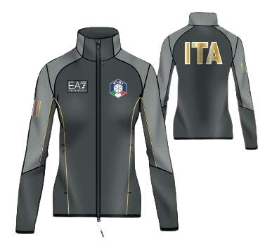 Sweatshirt Emporio Armani Fisi Ski Powerstretch T-TOP FZ Dark Grey - 2024/25
