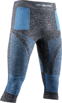 Thermounterwäsche X-bionic Energy Accumulator 4.0 Melange Pants 3/4 Men Dark Grey Melange/blue - 2023/24