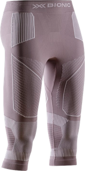 Thermounterwäsche X-bionic Energy Accumulator Light Pants 3/4 WMN Dusty Lavender/Arctic White - 2024/25