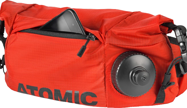 Bauchtasche Atomic Nordic Thermo Bottle Belt Red - 2024/25