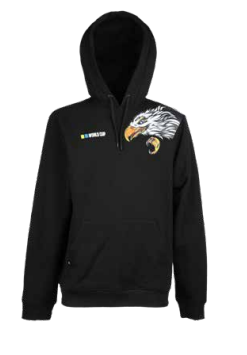 Bluse Level Worldcup Hoodie Black 2024/25