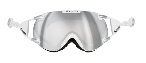 Brille Casco FX70 Carbonic White Silver - 2024/25