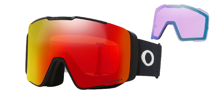 Brille Oakley Line Miner Pro M Matte Black Prizm Torch + ersatzlinse Prizm Iced - 2024/25