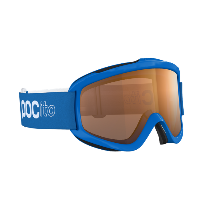 Brille POC POCito Iris Fluorescent Blue/Partly Sunny Light Orange - 2024/25