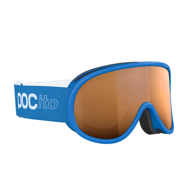 Brille POC Pocito Retina Fluorescent Blue/Partly Sunny Light Orange - 2024/25