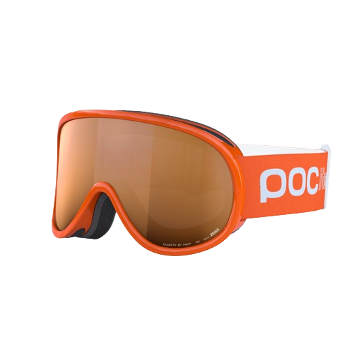 Brille POC Pocito Retina Fluorescent Orange/Partly Sunny Light Orange - 2024/25