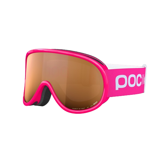 Brille POC Pocito Retina Fluorescent Pink/Partly Sunny Light Orange - 2024/25