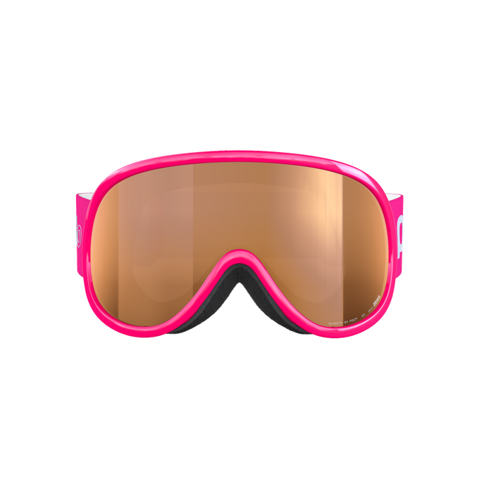 Brille POC Pocito Retina Fluorescent Pink/Partly Sunny Light Orange - 2024/25