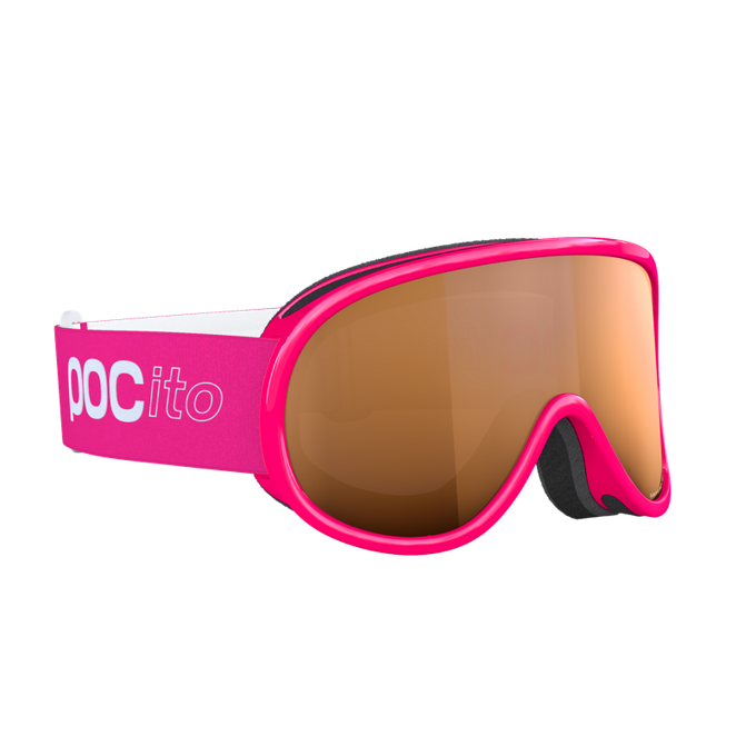 Brille POC Pocito Retina Fluorescent Pink/Partly Sunny Light Orange - 2024/25