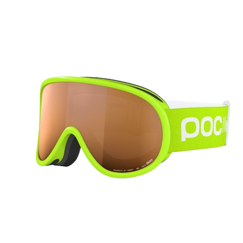 Brille POC Pocito Retina Fluorescent Yellow/Green/Partly Sunny Light Orange - 2024/25