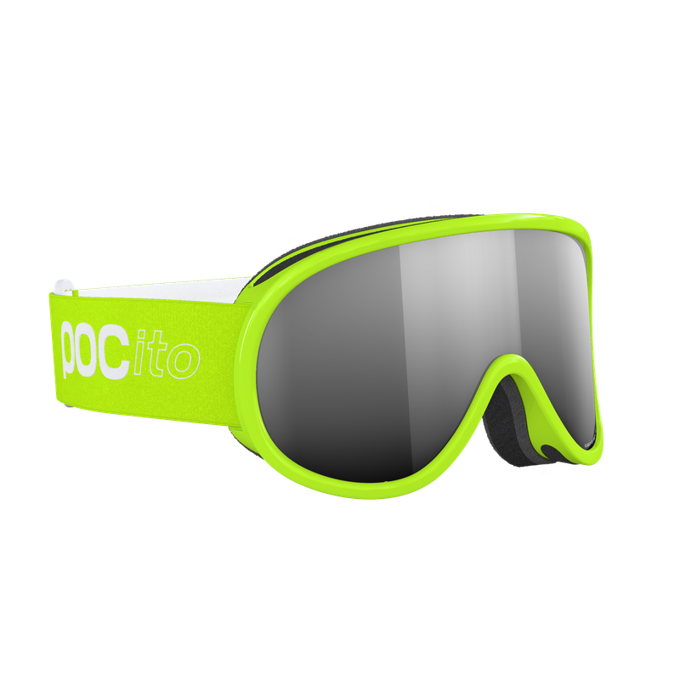 Brille POC Pocito Retina Fluorescent Yellow/Green/Partly Sunny Silver - 2024/25