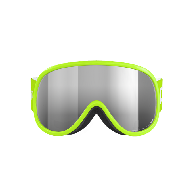 Brille POC Pocito Retina Fluorescent Yellow/Green/Partly Sunny Silver - 2024/25