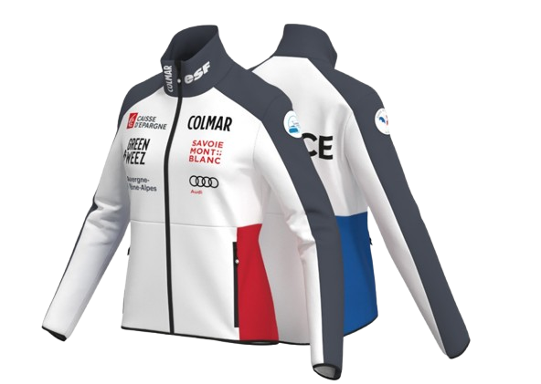 Damen-Softshell Colmar Replica Softshell Jacket White/Black/Blue/Red - 2024/25