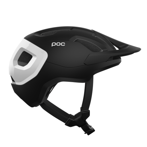 Fahrradhelm POC Axion Race MIPS Uranium Black Matt/Hydrogen White