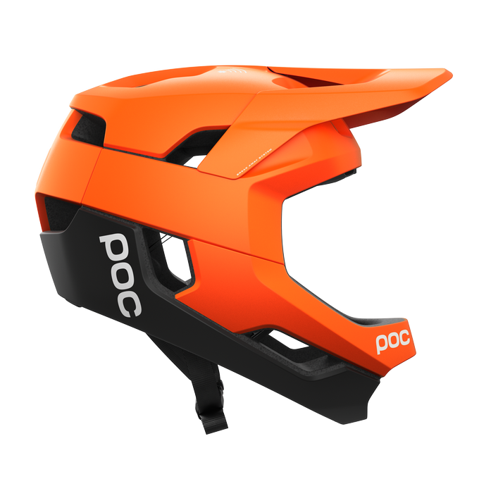 Fahrradhelm POC Otocon Race MIPS Fluorescent Orange AVIP/Uranium Black Matt