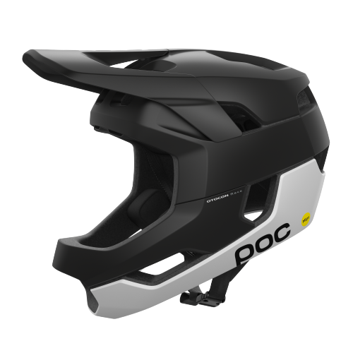 Fahrradhelm POC Otocon Race MIPS Uranium Black/Hydrogen White Matt