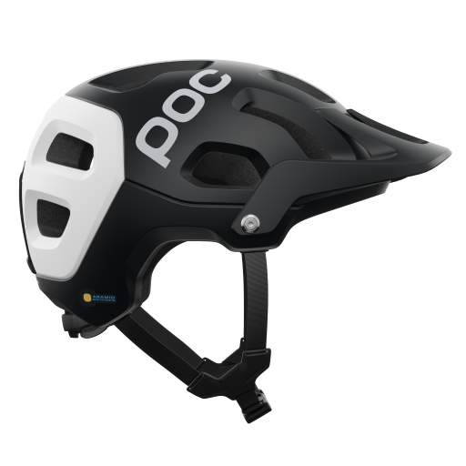 Fahrradhelm POC Tectal Race MIPS Uranium Black/Hydrogen White Matt