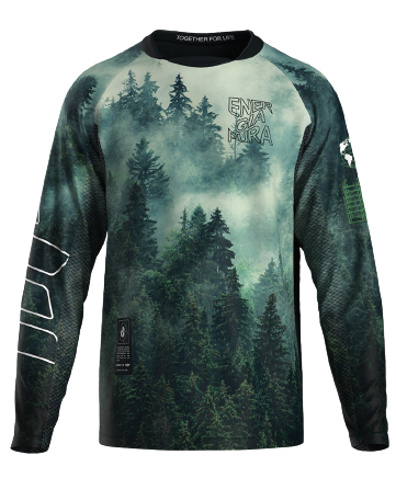 Fahrradtrikot Energiapura Argo Long Sleeve T-shirt Life Forest - 2023