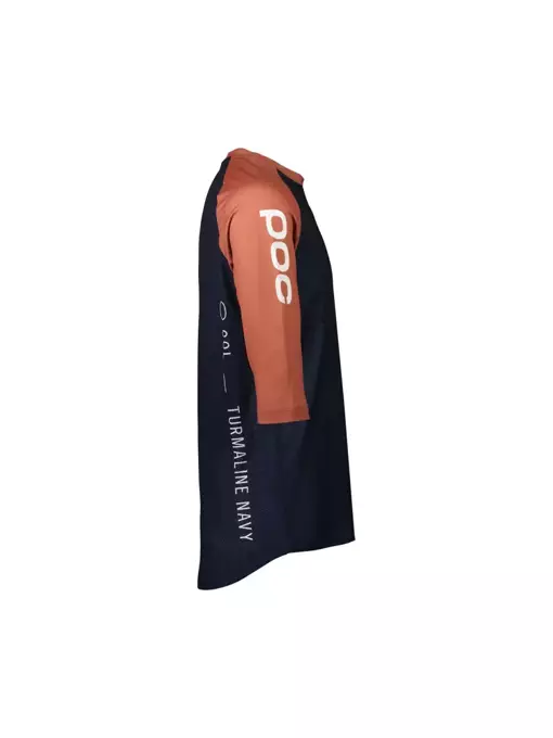 Fahrradtrikot POC MTB Pure 3/4 Jersey Turmaline Navy/Himalayan Salt - 2024