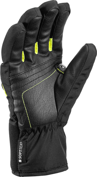 Handschuhe LEKI Griffin 3D Junior Black/Neon - 2023/24