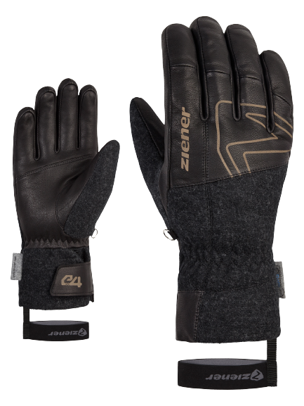 Handschuhe Ziener Ganghoffer AW Glove Black - 2023/24