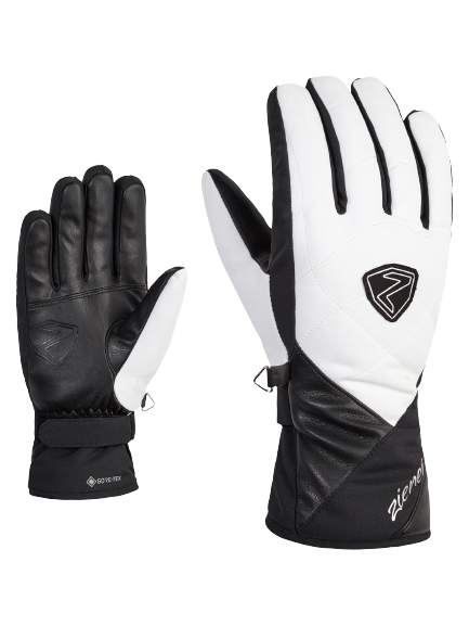 Handschuhe Ziener Kamea GTX Lady Glove Black White - 2024/25