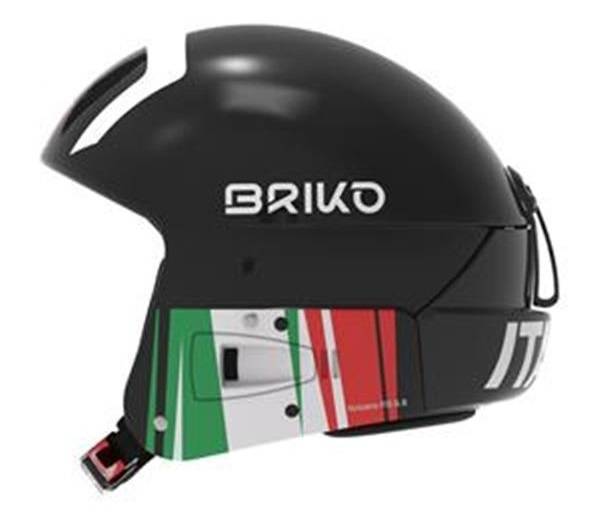 Helm BRIKO Vulcano FIS 6.8 FISI Shiny Black/White - 2022/23