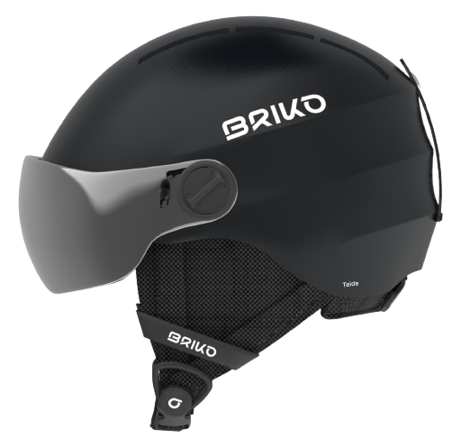 Helm Briko Teide Visor Matt/Black - 2023/24