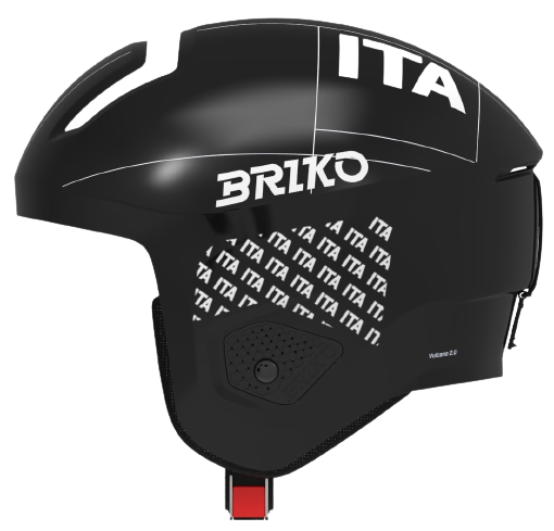 Helm Briko Vulcano 2.0 Italia Shiny/Black White - 2023/24