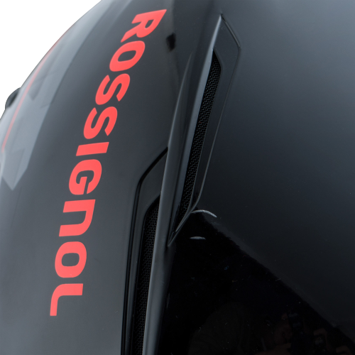 Helm Rossignol Hero Slalom Impacts Black + Chinguard - 2024/25