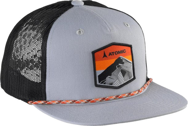 Kappe Atomic Alps Trucker Cap Stone Grey – 2024/25