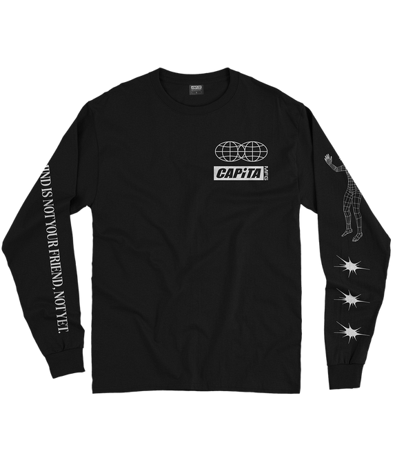 Langarmshirt Capita Friend Long Sleeve Tee Black - 2024/25