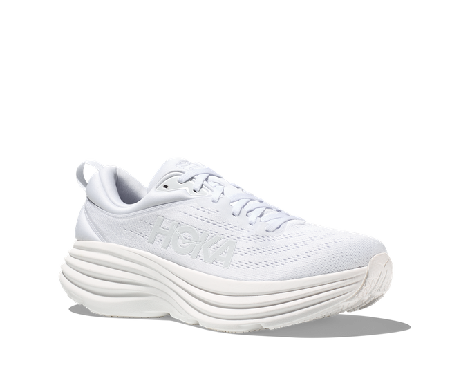 Man Schuhe Hoka Bondi 8 White/White